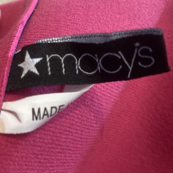 Macy’s Bright Blue Tote Bag Pink Interior - Picture 5 of 5
